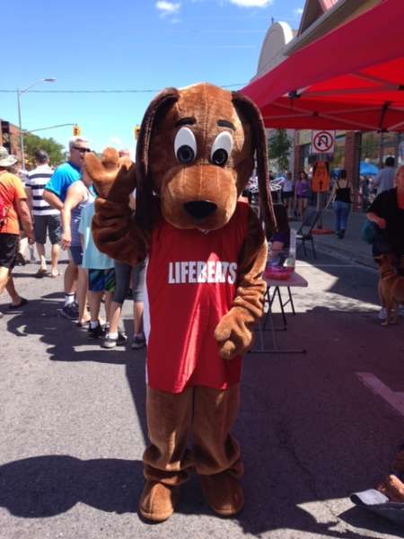 Lukie the Lifesaver Mascot
